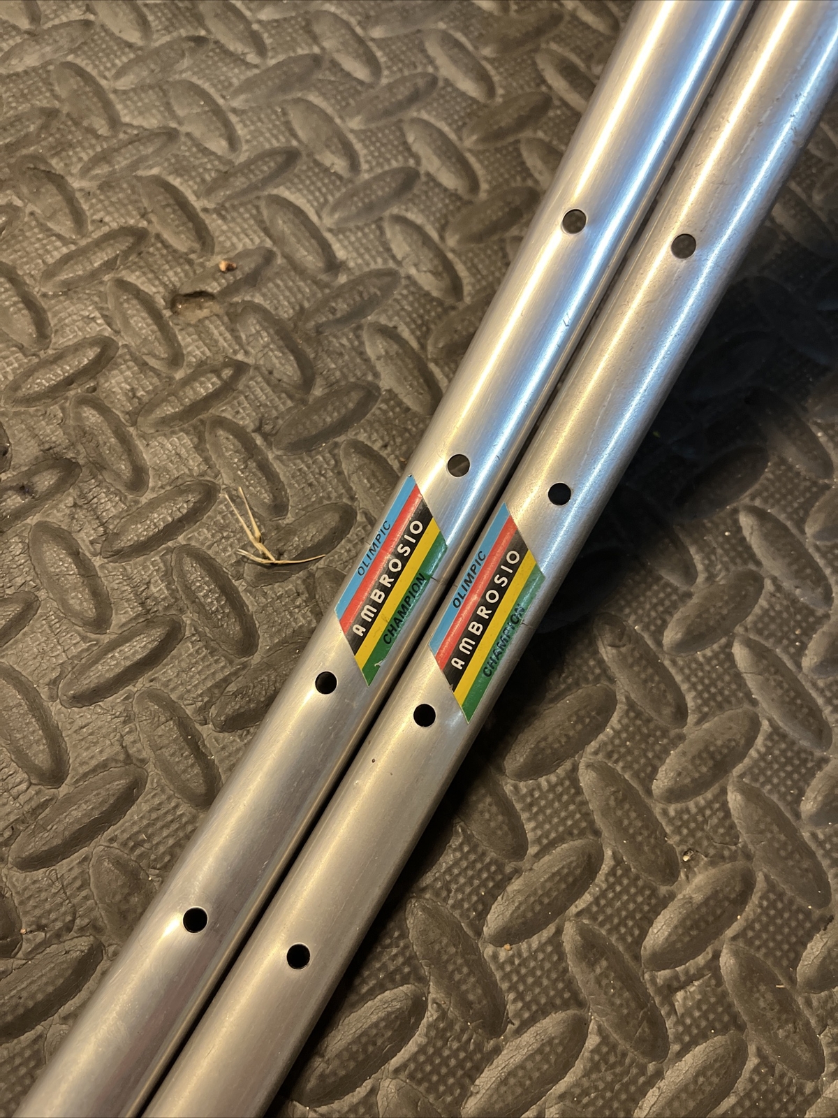 Vintage Ambrosio Olympic Champion Tubular Rims 36h
