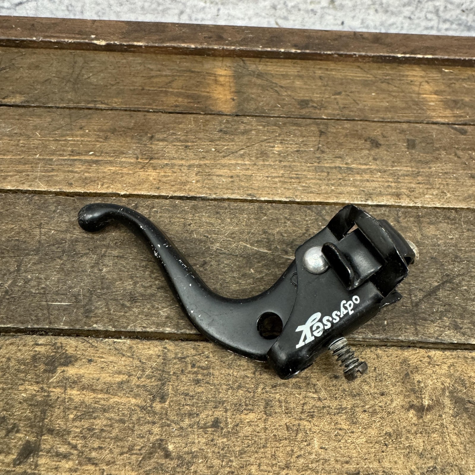 Vintage Odyssey BMX Brake Lever Right Black 2-Finger 22.2mm Clamp BMX Alloy