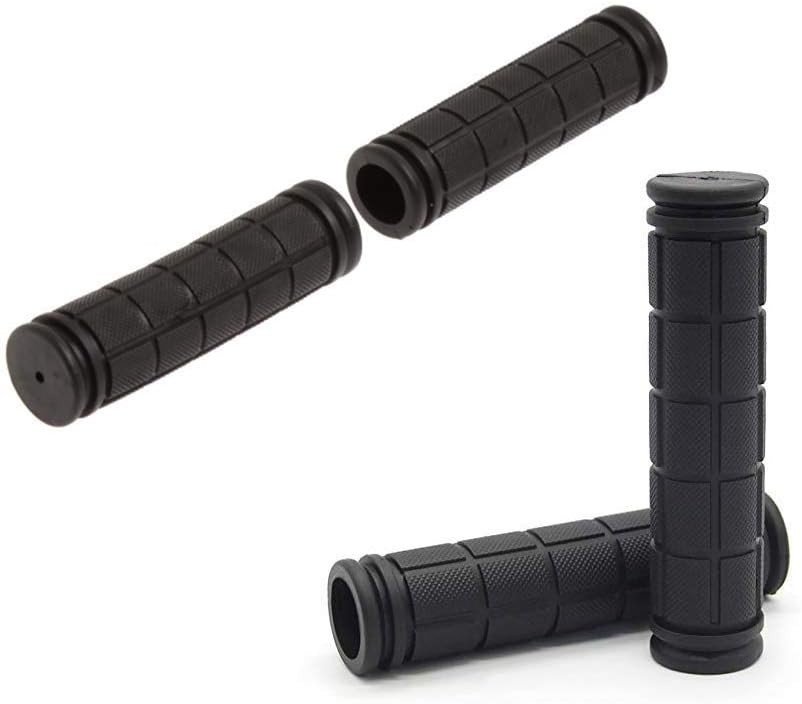 Colorful 4.7″ Rubber Handle Grips for Kids’ Bikes – Easy Install & Anti-Slip