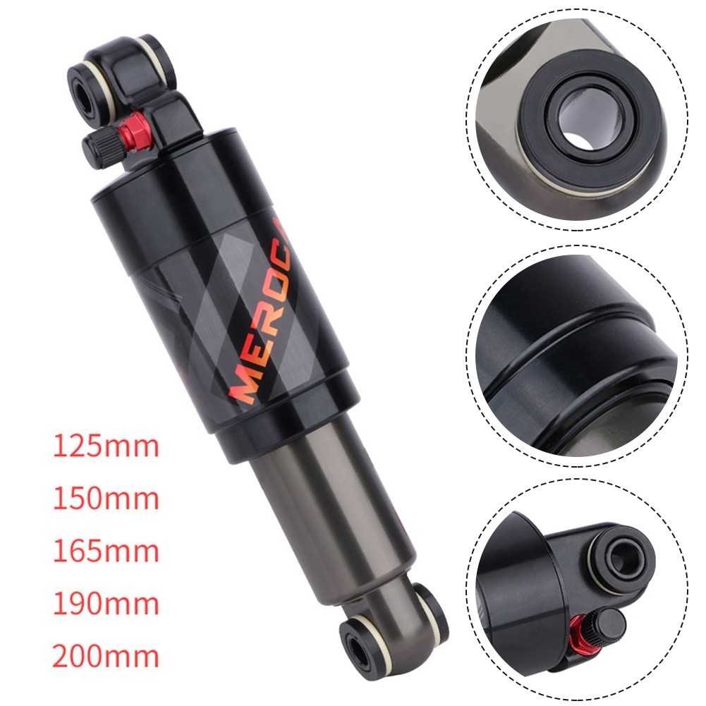 Air Rear Shock Absorber 125/150/165/190/200mm Aluminum Alloy Shock Absorbers