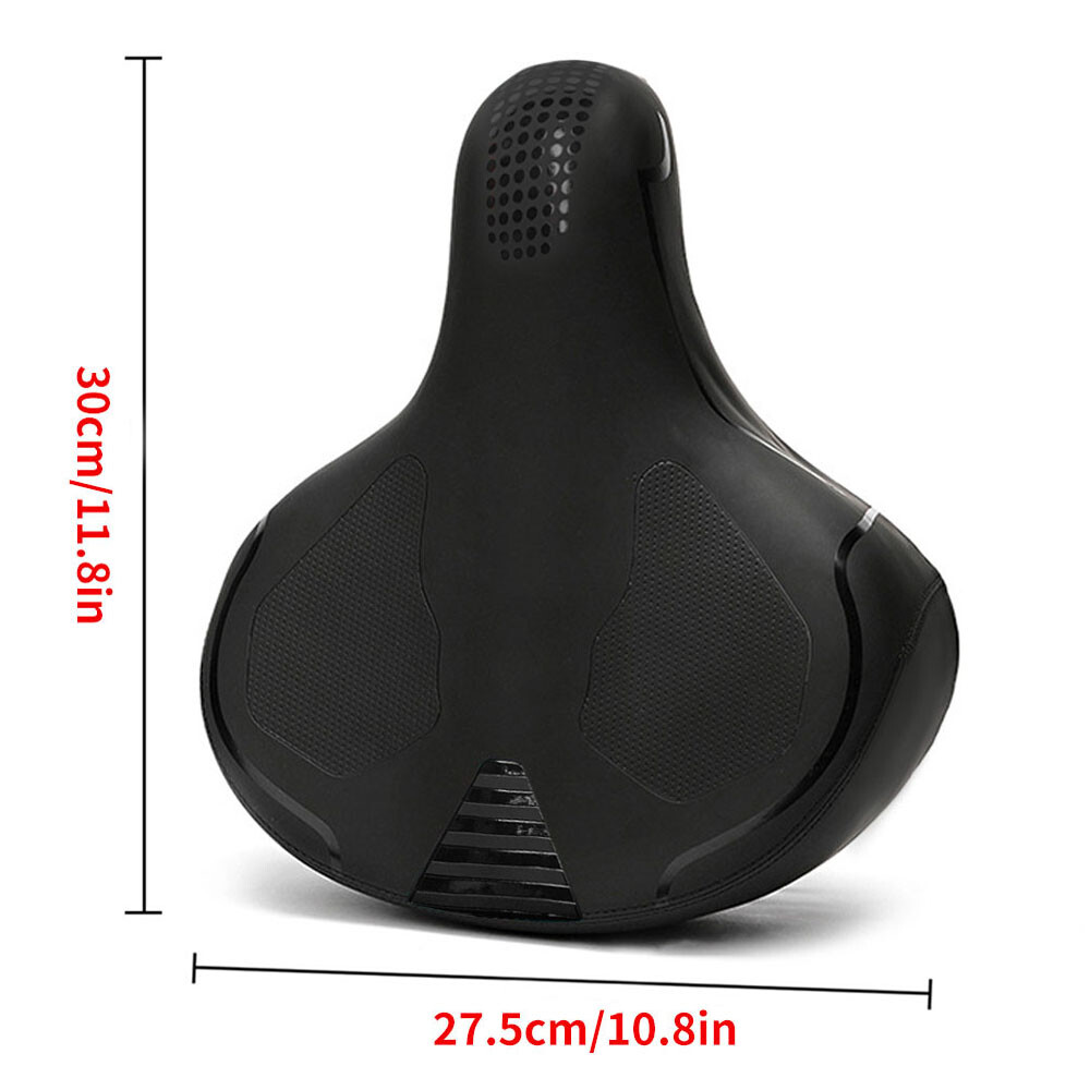 Bike Saddle Comfort Wide Big Bum Soft Gel Pad Seat for ebike Oversize Cushion