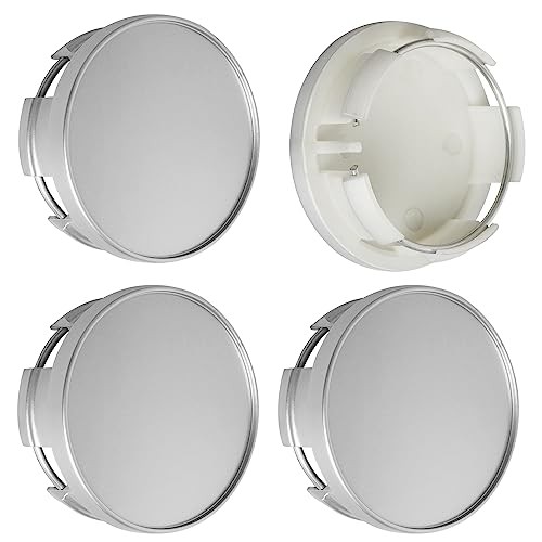 2.5Inch 63MM Wheel Center Caps for Dodge RAM Outer 63.0MM , Inner 55.5MM Silver