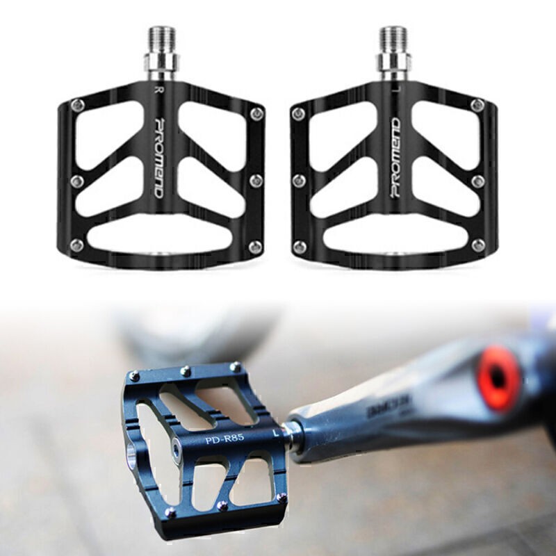 PROMEND Aluminum Flat Bicycle Pedal Wide MTB Road Bike Pedal Sealed 3 Bearing