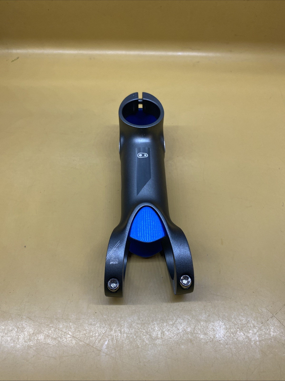 Iron/Blue Crankbrothers Cobalt 3 XC 100mm x 31.8 x 6* x 1-1/8i” Threadless Stem