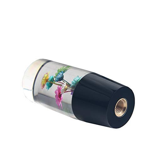 JDM 10CM Real Flowers Shift Knob – Durable Acrylic Shift for Gears