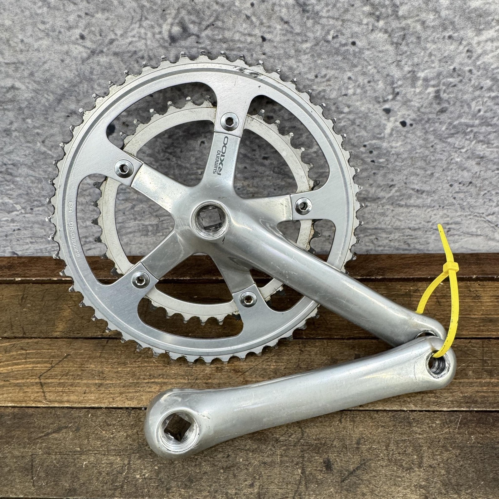 Vintage Shimano RX100 Crank Set FC-A550 170 Mm 53 39t Double 130 BCD Road Bike