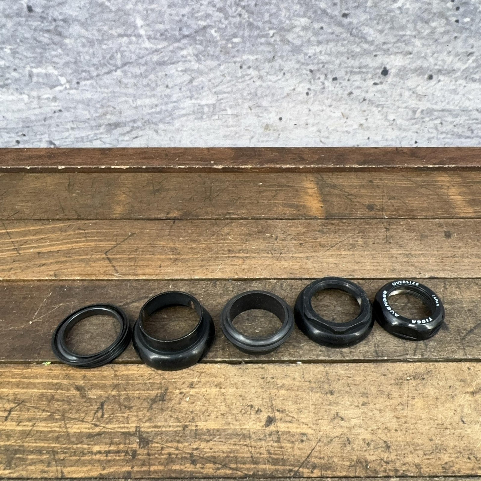 Vintage Tioga Avenger Oversize 1 1/8 Threaded Headset 34mm Black 90s MTB PARTS