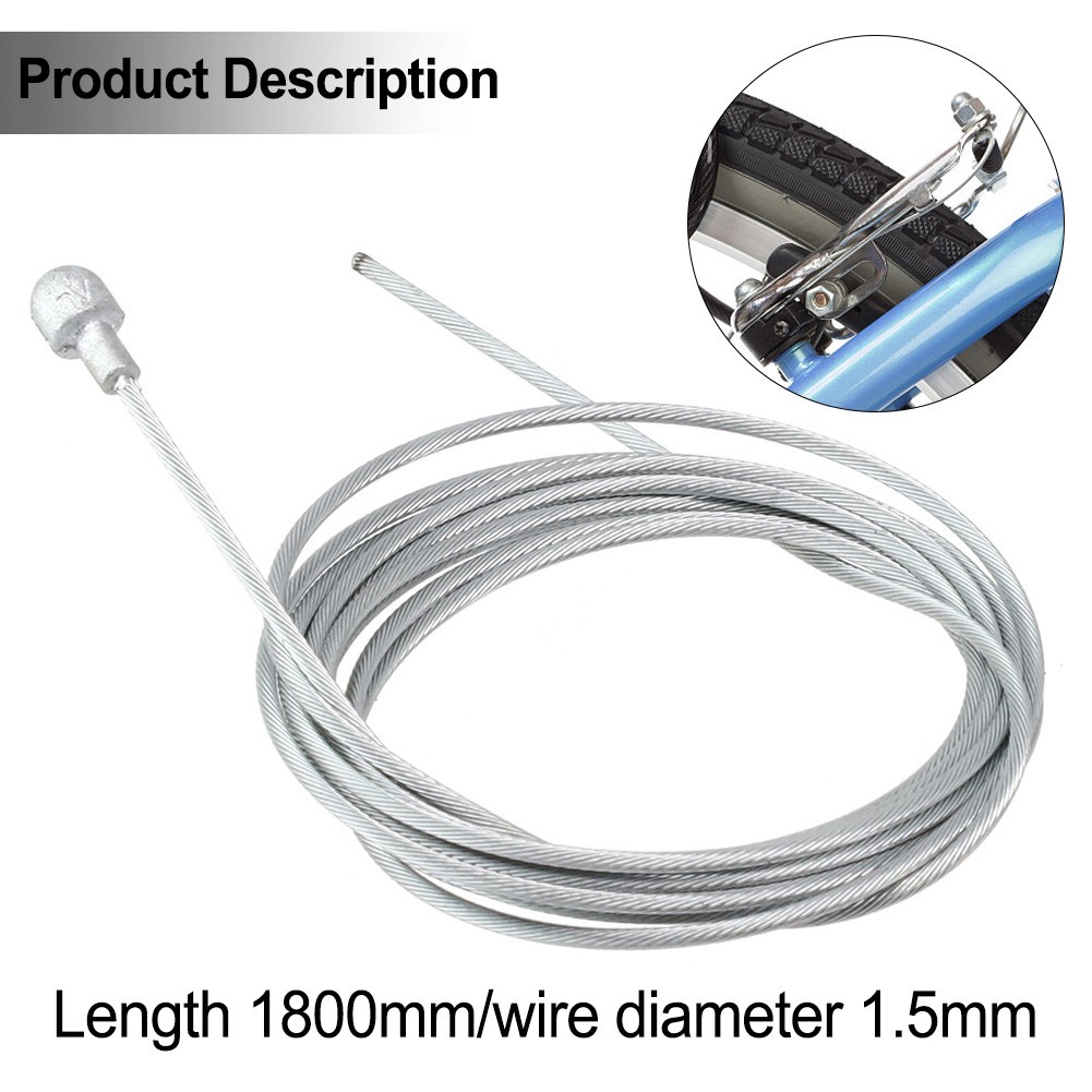 Brake Cable Bicycle Stainless Steel Wear-resistance Zinc Head Brake Line