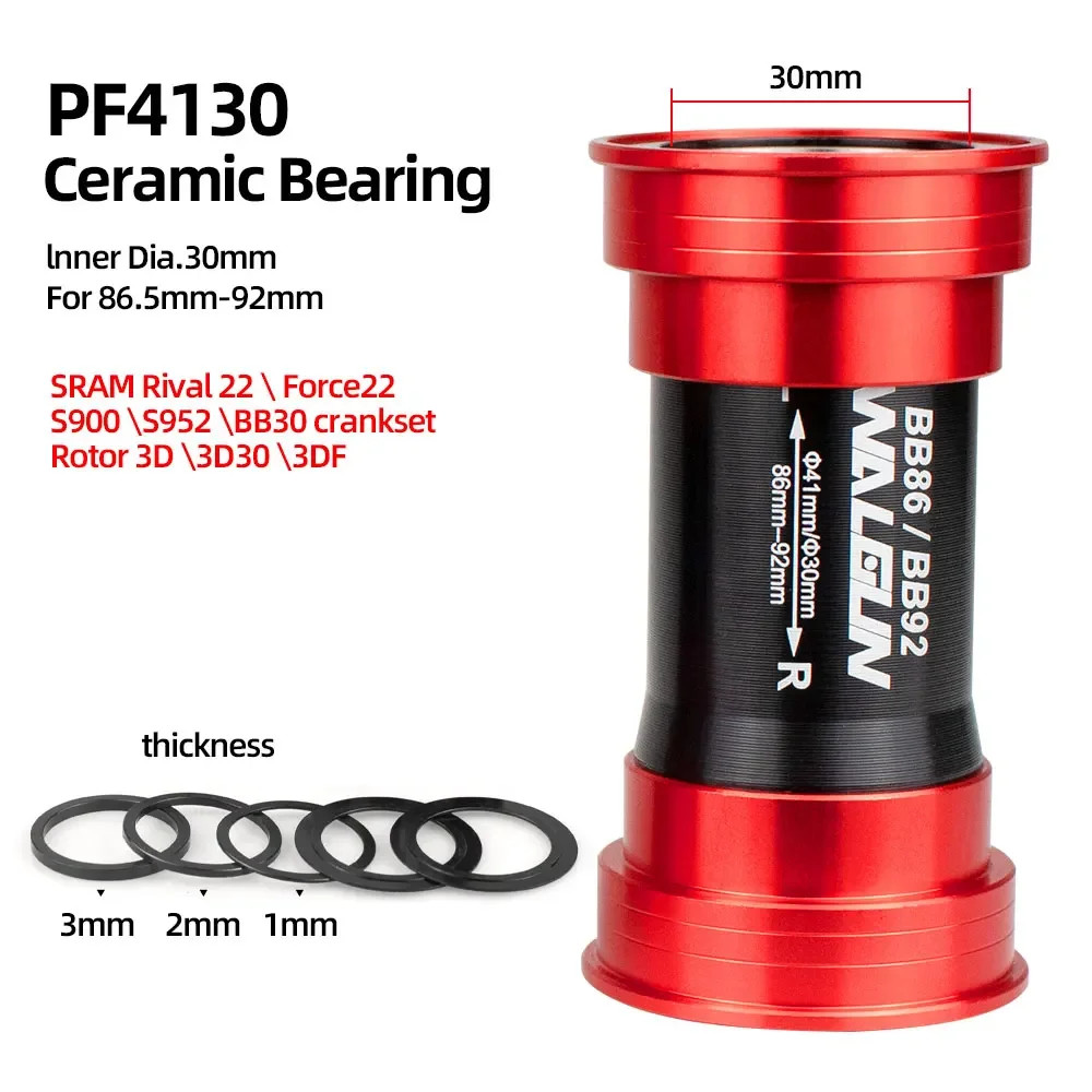 BB86 BB92 Press Fit Bike Bottom Bracket Ceramic BB MTB Road PF4124 PF4130 PF41 4