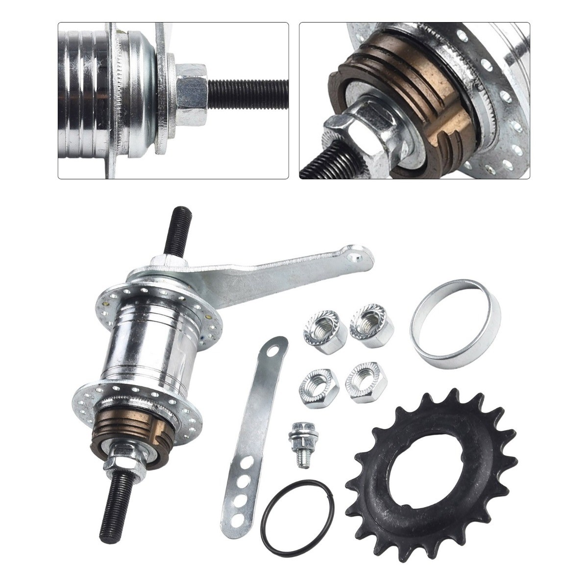 For Your Single Speed With Our 36 Hole Coaster Brake Rear Hub And 18T Gear