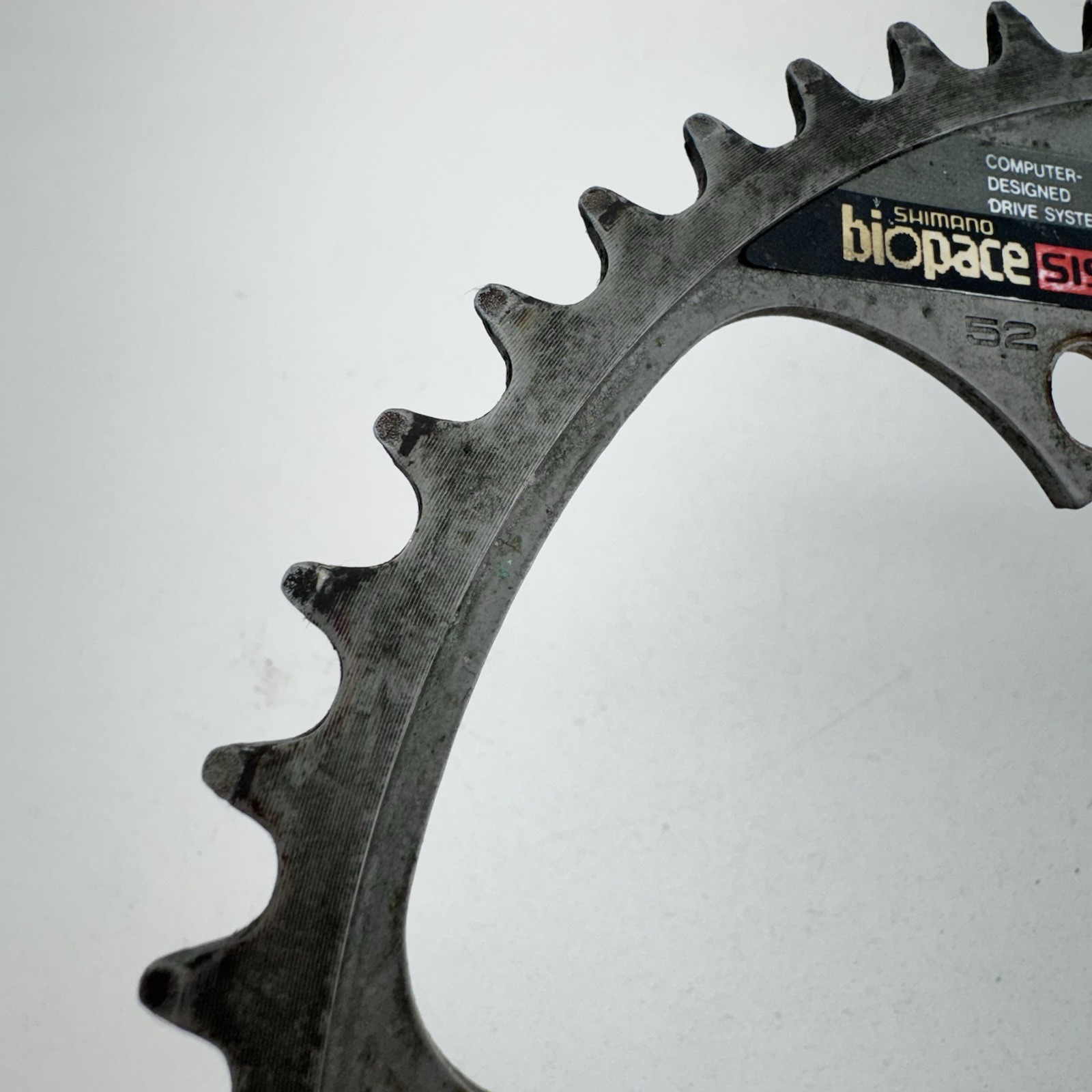 Vintage Shimano Biopace 52t Chainring 600 52 Tooth 130 BCD Silver Oval 80s A22