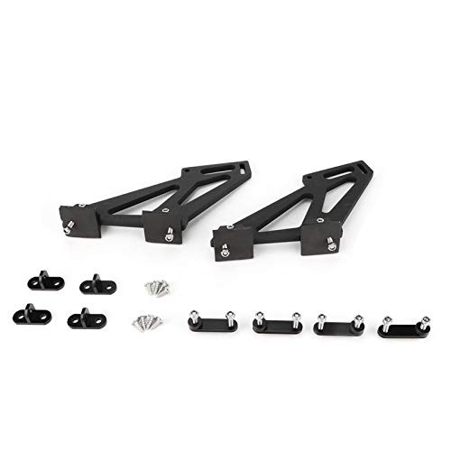 Universal CNC Aluminum Rear Wing Mount Brackets for Trunk Spoiler Lightweight,
