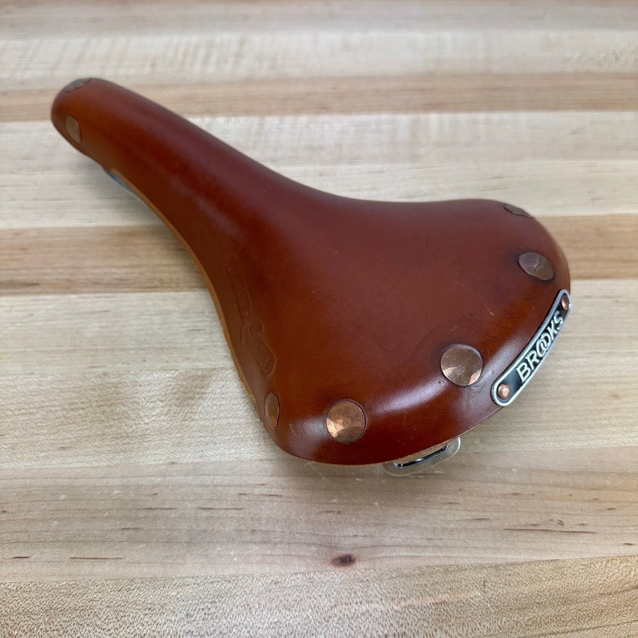 New! Brooks Swift Honey 7x7mm Steel Rails 153mm Bike Saddle MSRP $220