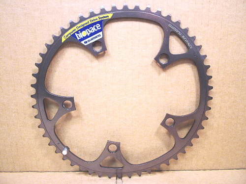 New-Old-Stock Shimano 600EX Biopace Chainring…52T w/130mm BCD