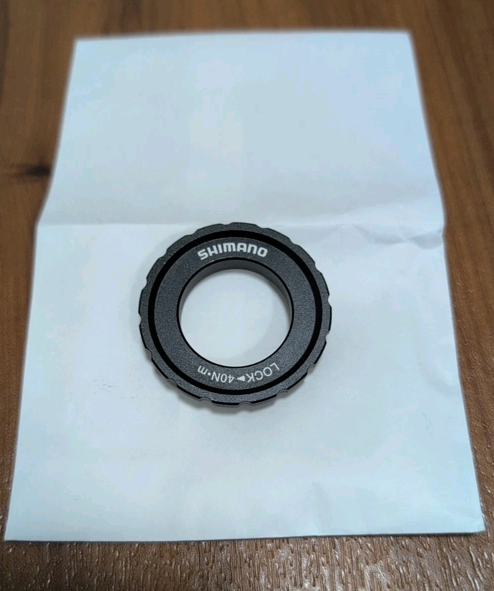 🚴Shimano XT M8010 External Serration Centerlock Disc Brake Rotor Lockring 🚴
