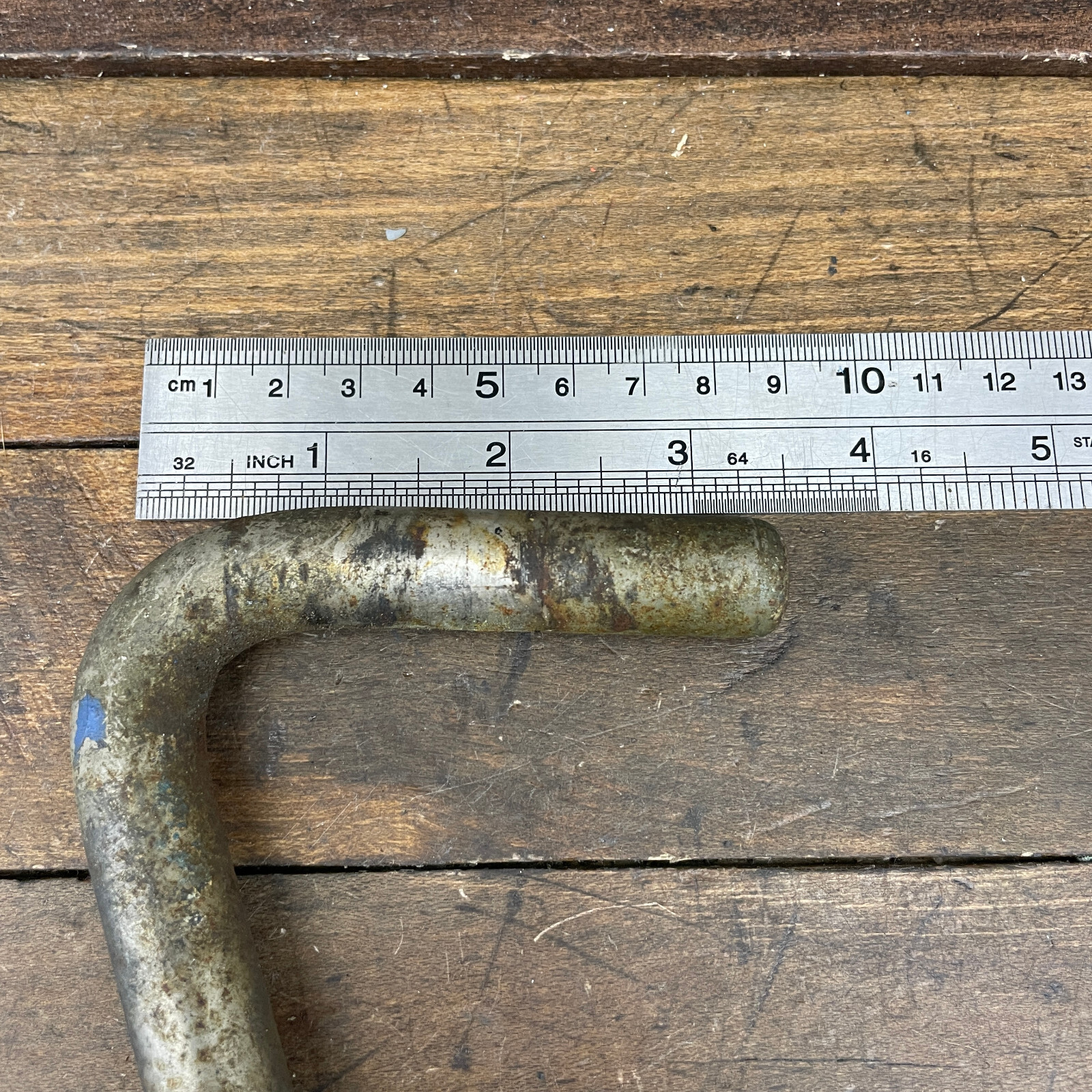 Vintage Lucky 7 Seatpost Prewar 15.9 16 mm Track Bike Vintage Post Wood Rim