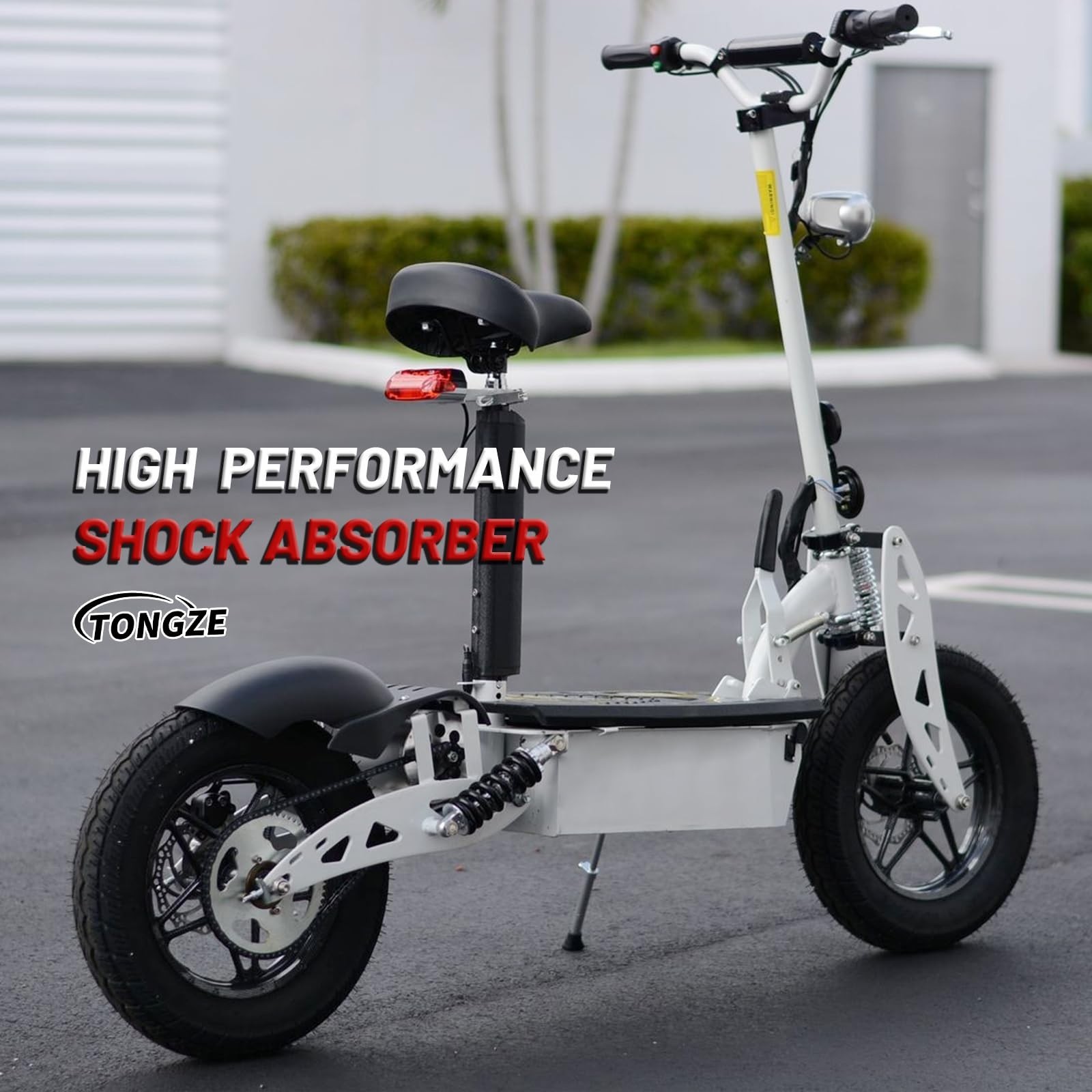 190mm 1500LBS Adjustable Mountain Bike Rear Shock Absorber for MTB, E-Bike & Mor