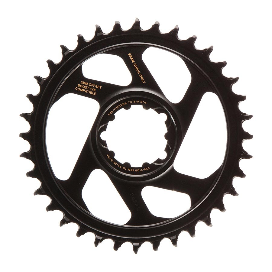 SRAM X-Sync 2 Eagle Chainring 36t Direct Mount 10/11/12-Speed Aluminum Black