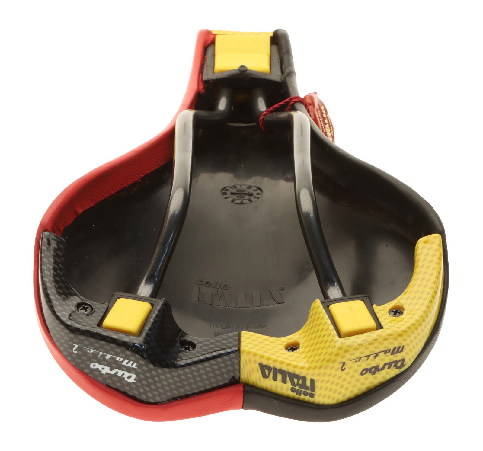 Selle Italia Turbomatic 2 Saddle Manganese Rails 90s Black Red Rare NEW NIB NOS