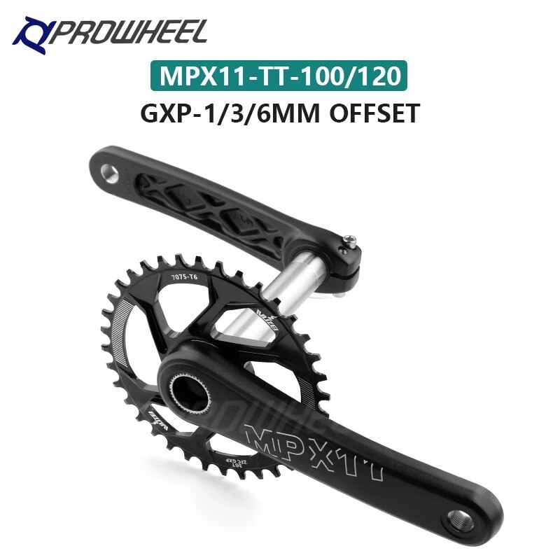 Snow Bike Crankset 170mm 30/32/34/36/38/40/42T with Sprockets Bottom Bracket BB