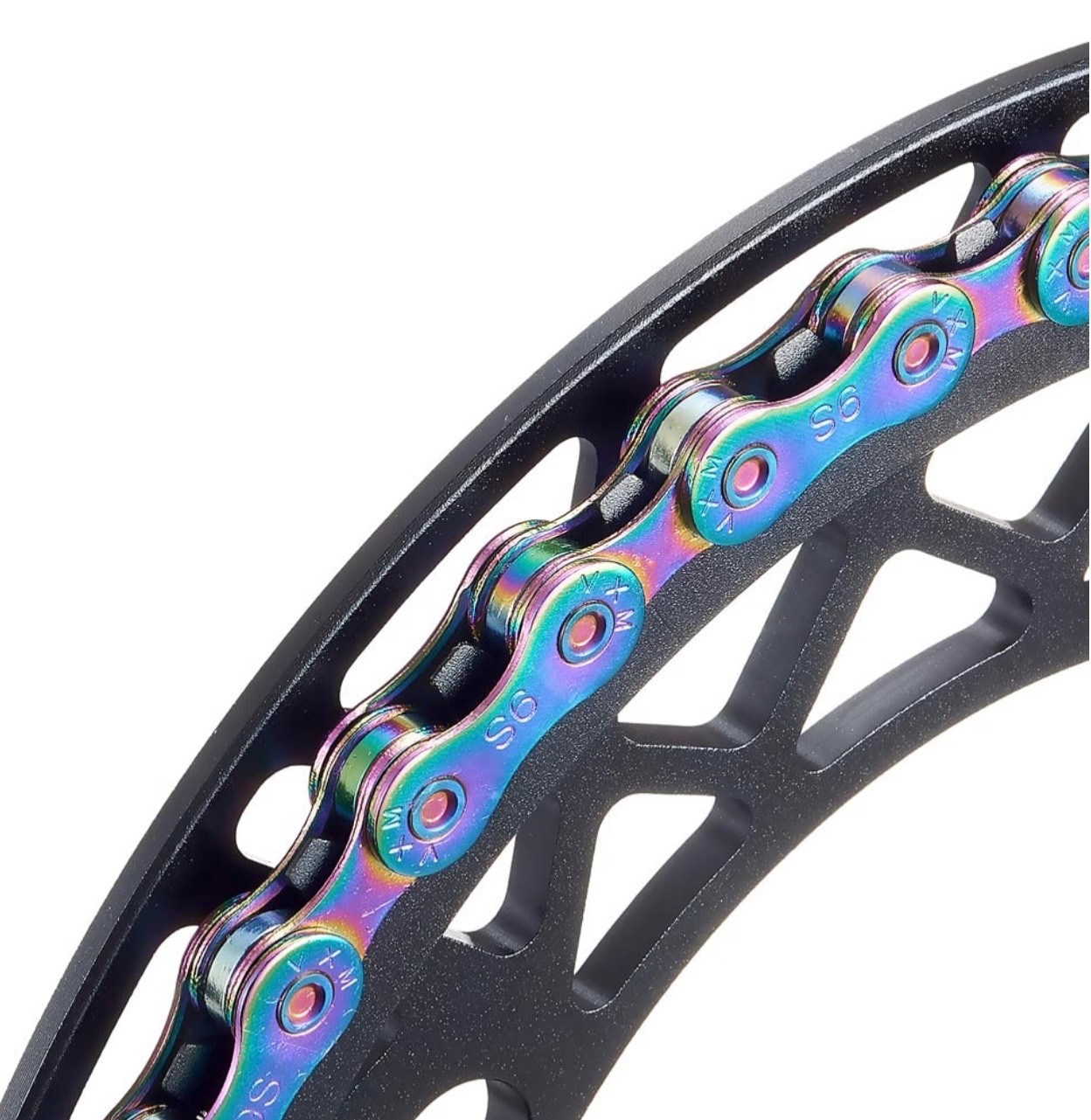 VXM Bike Chain Rainbow 6/7/8 Speed 116 Link Lightweight Chain