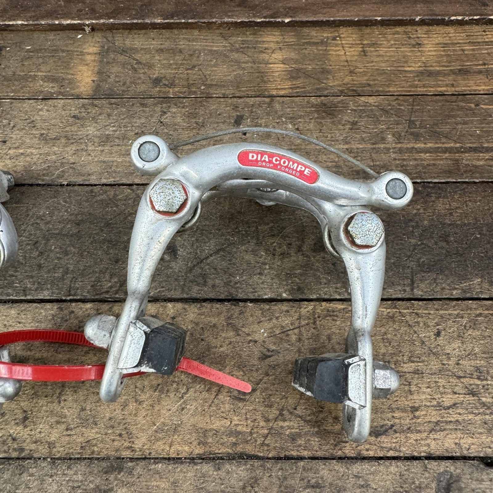 Vintage Dia Compe Center Pull Brake Caliper Set Long Drop Forged Japan