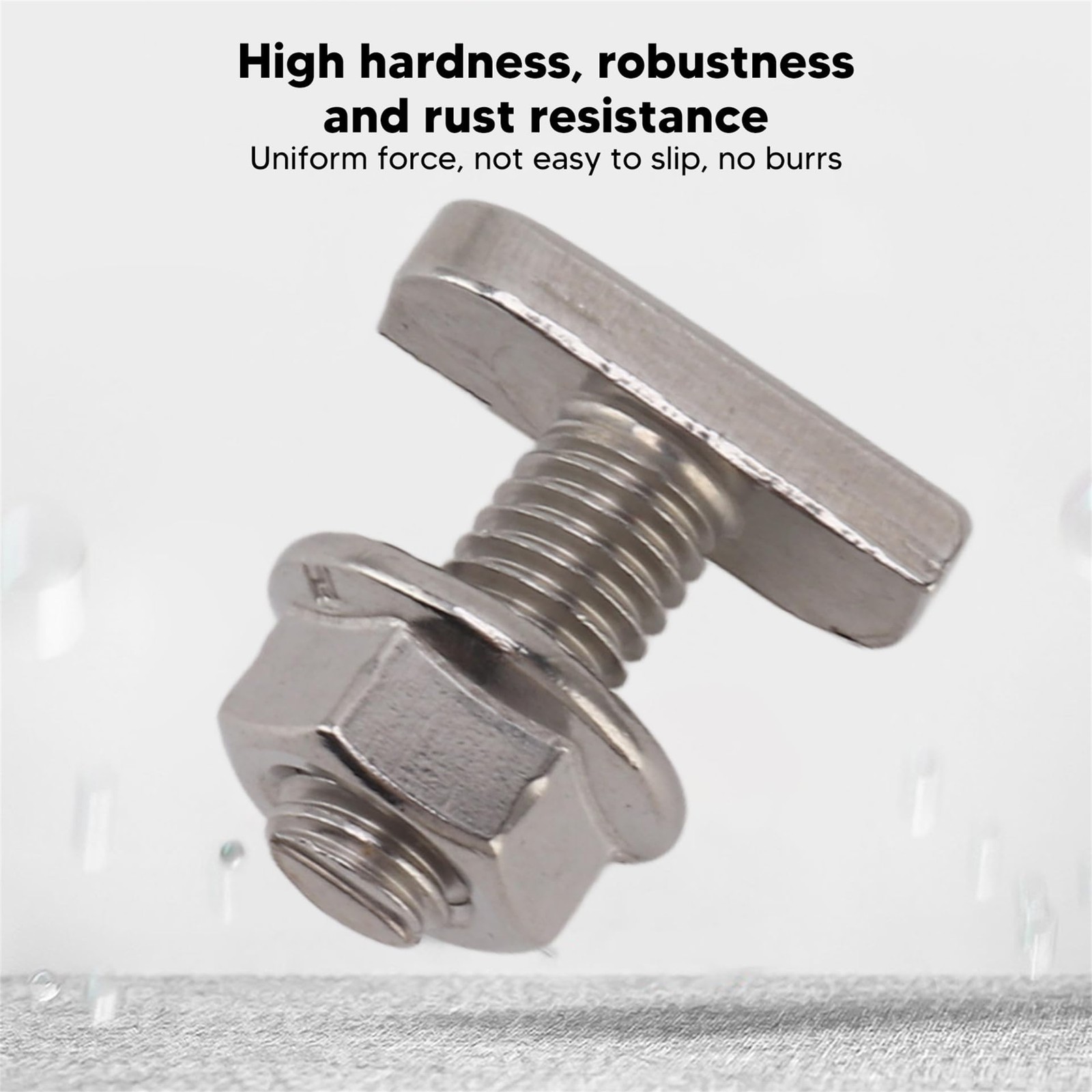 T Bolt Set M8x20mm T Slot Drop-in Bolt Hammer Head Bolts T Shape Stud Sliding Sc