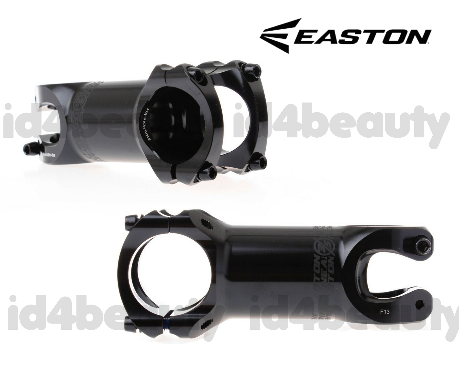 EASTON Haven BLACK FACEPLATE & Black 31.8 Stem (0°x85mm) New USA