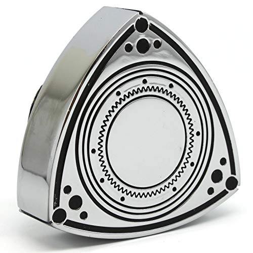 Aluminum Rotor Oil Cap – Chrome/Black – 12A 13B 20B – 55mm wide