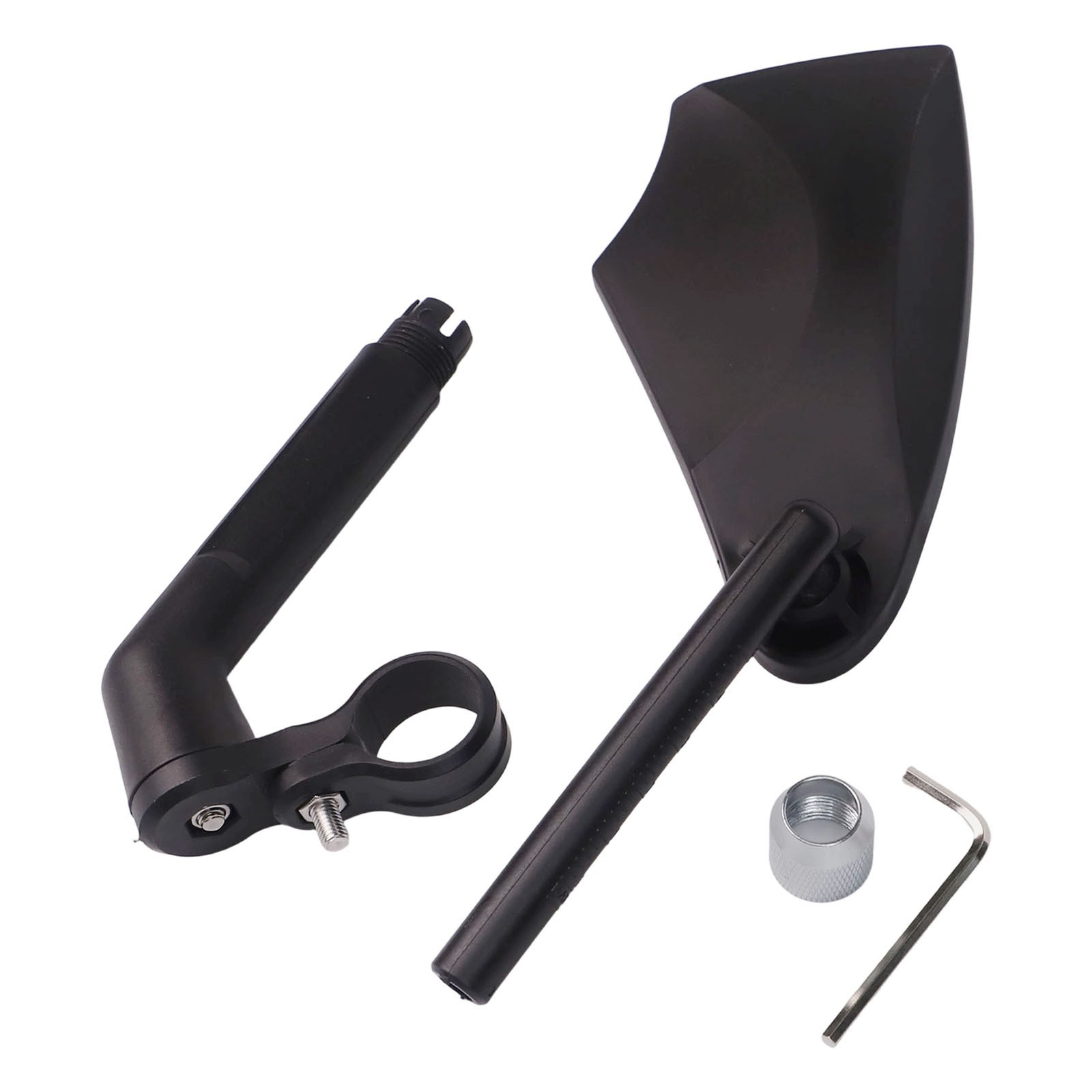 Retractable Mountain Bike Mirrors with Safety Features and Adjustability