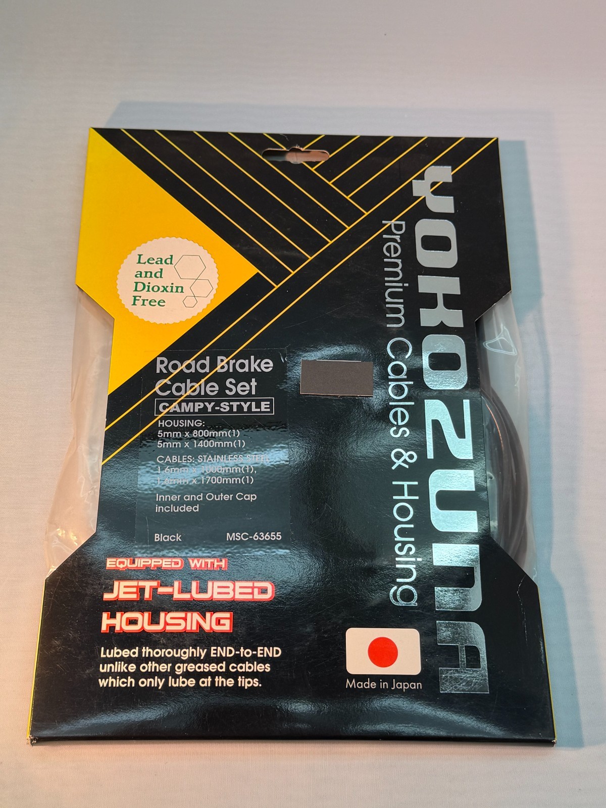 NEW Yokozuna Jet Lubed Cable System – Road Brake for Campagnolo