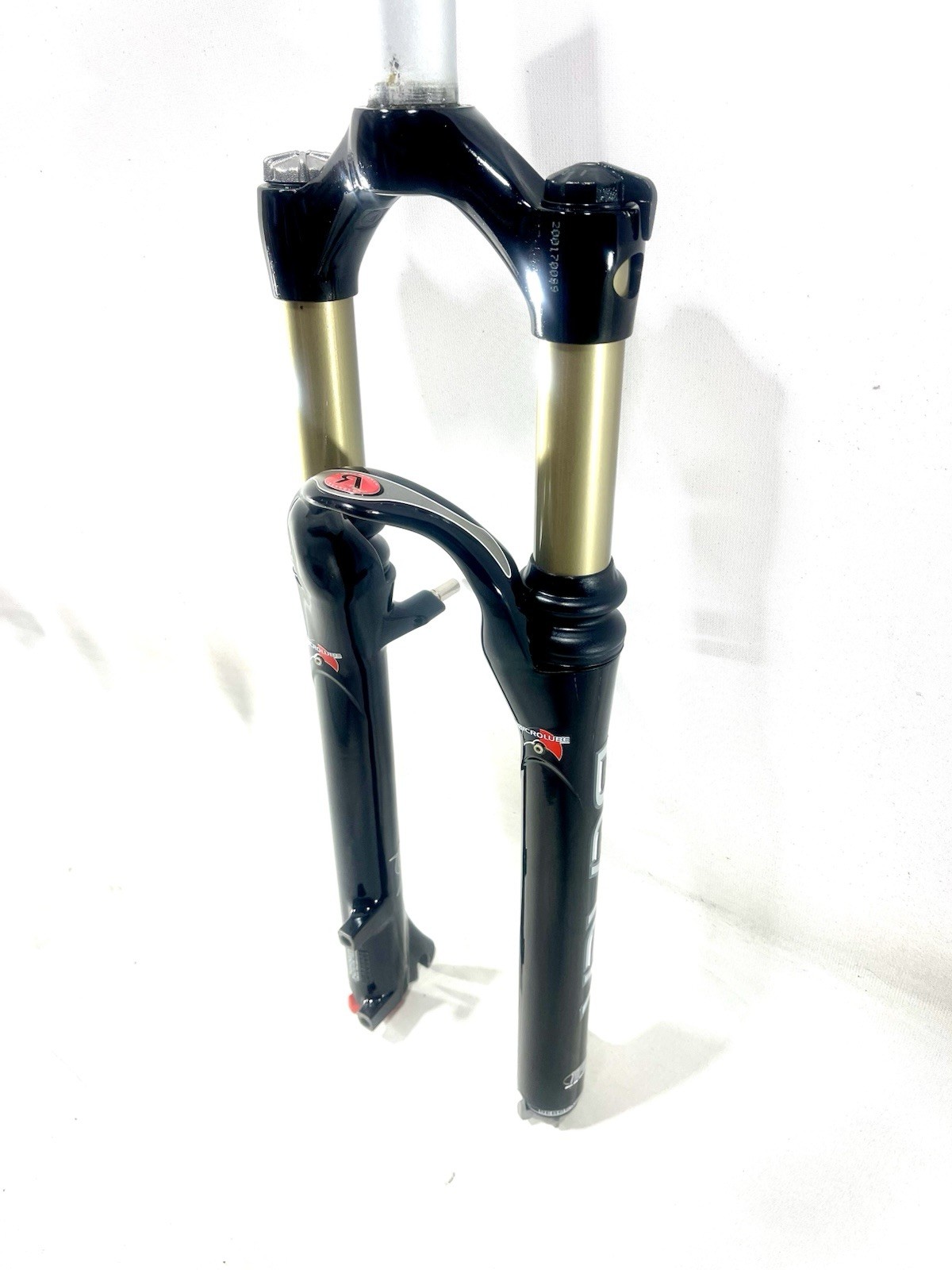 Manitou Black MTB Suspension Fork 26″ 80/100mm Rapid Travel Adjust 1 1/8″