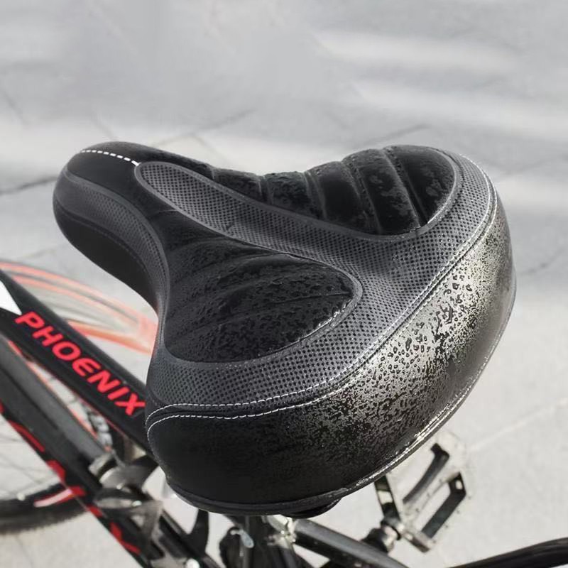 For bike Extra Wide Big Bum Bike Saddle Seat Bicycle Gel Pad Soft Comfortable