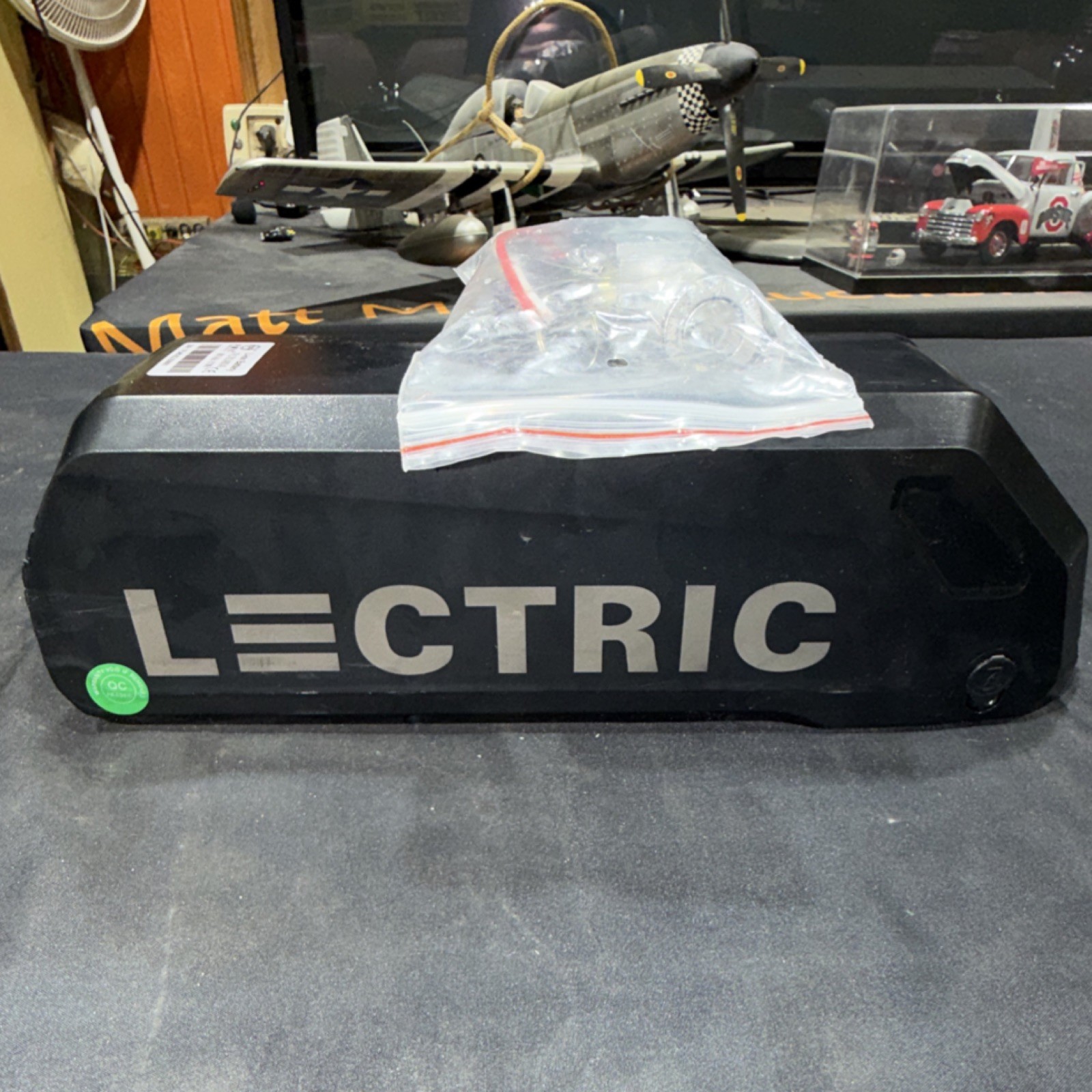 Lectric 48V Battery with Replacement Lock ignition for E-Bike Black~READ