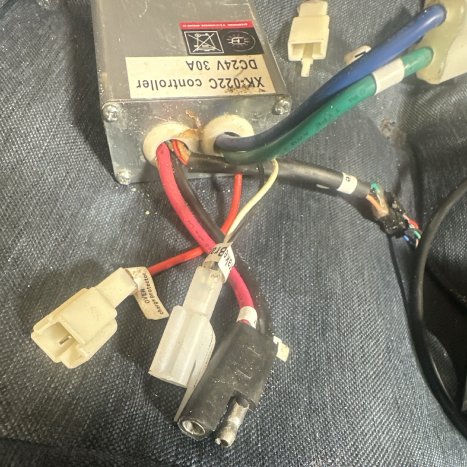 Currie Technologies XK-022C 24V 30A E-Bike Controller w/ Cables
