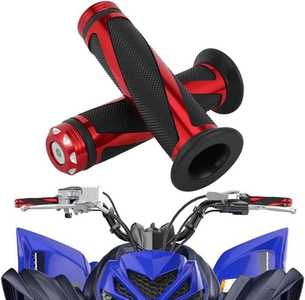7/8″ 22Mm ATV Handlebar Grips Non-Slip Universal for Foreman Recon Raptor Grizzl