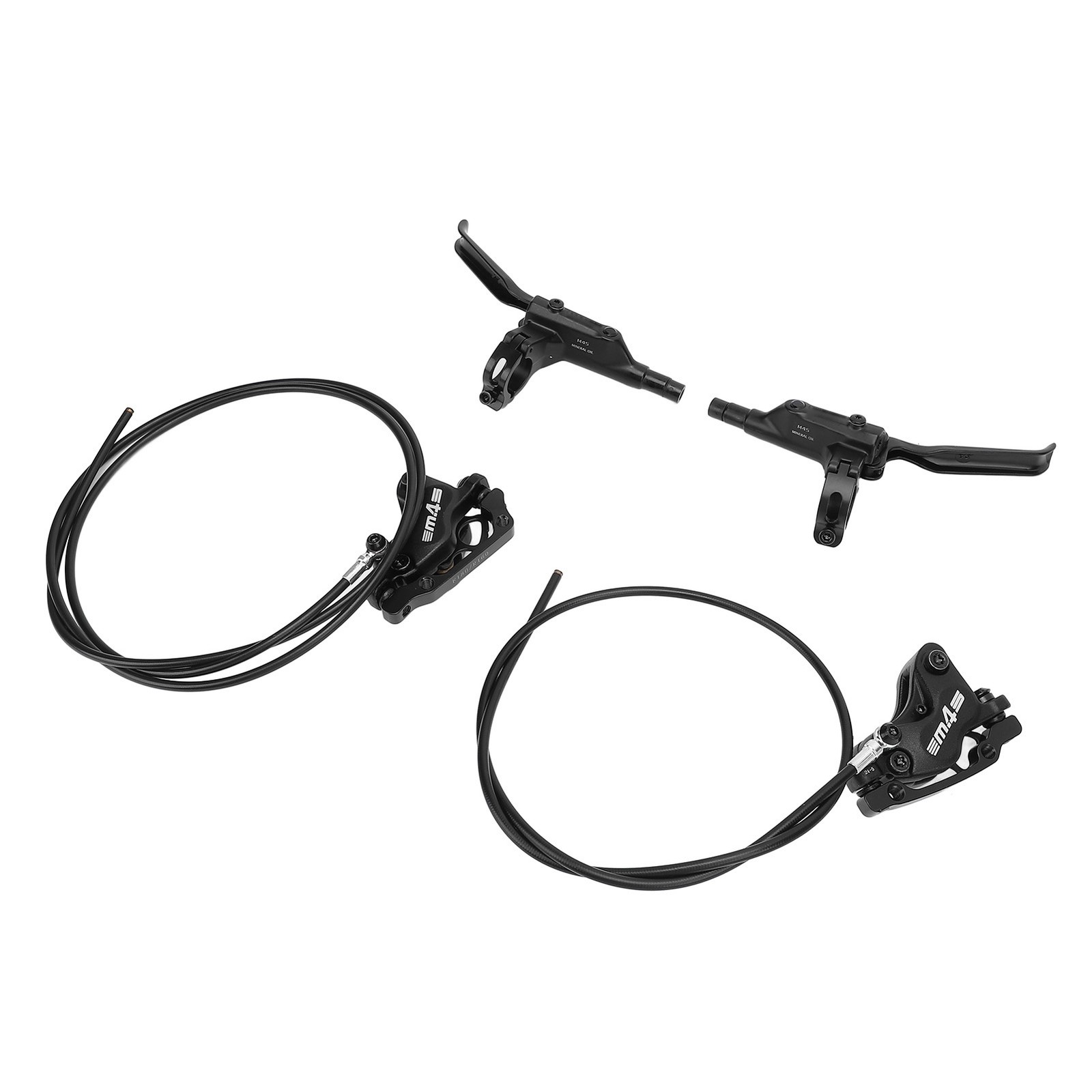 4 Piston Dual Drive Oil Brake 850mm Front 1550mm Rear Levers Hydraulic Disc PAHN