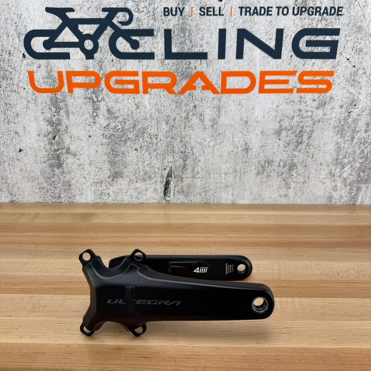 Shimano Ultegra FC-R8100 172.5mm 4iiii Left Side Power Meter Crank Arms 568g