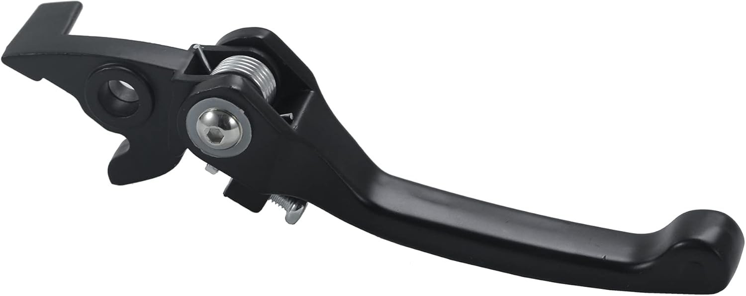 Lightweight and Easy to Install Black Aluminum Clutch Brake Lever for Motorbikes