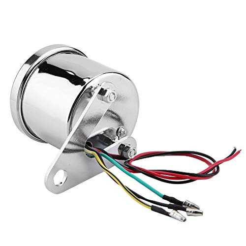12V LED Tachometer Gauge for Motorcycle, Universal Digital RPM Meter,