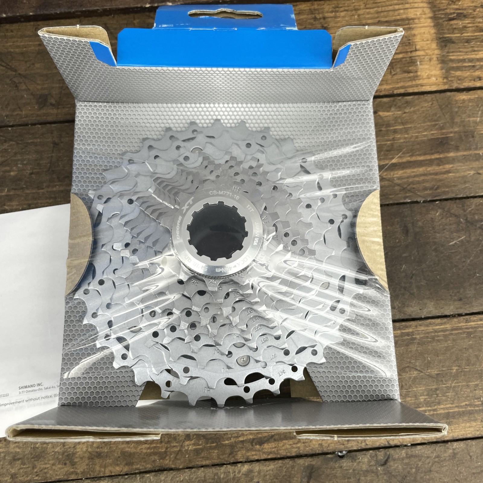 Shimano Deore XT CS-M771-10 Cassette 10-Speed 11-34T HG-X Dyna-Sys Japan MTB
