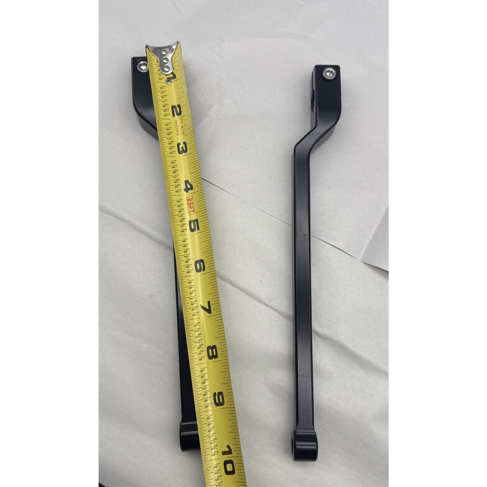 Black 9.84″ Extended Shifter Lever Heel Toe Shift Levers Set, Unknown-Compatible