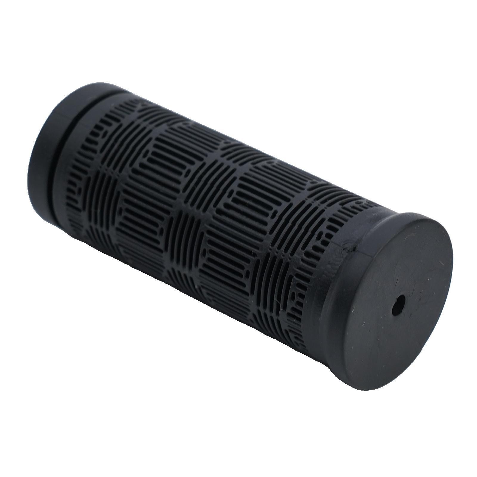 Black Rubber Bike Bar Grips with 125mm+75mm Length Perfect for Cycling