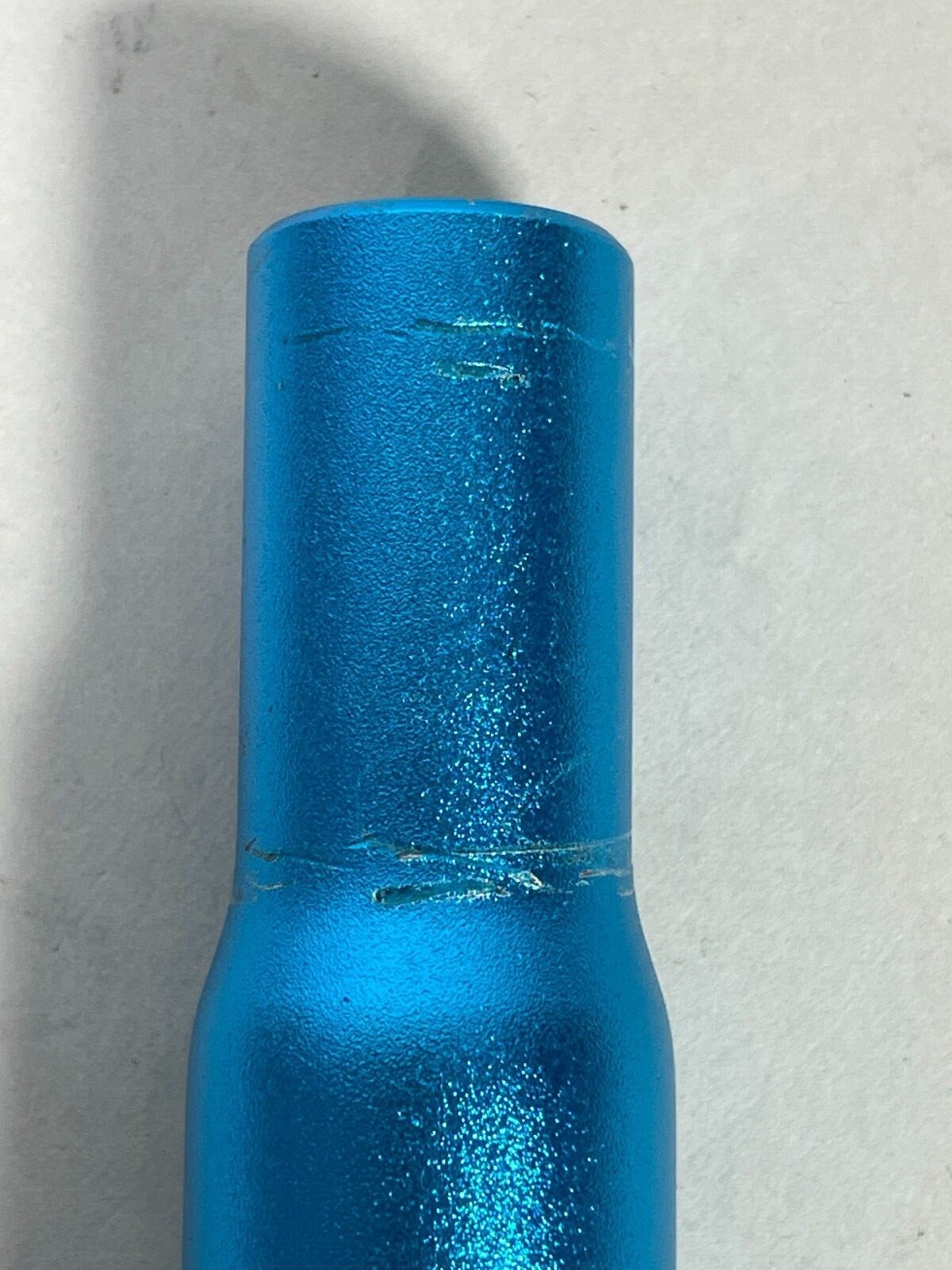 Platt Sport Bicycle Seatpost Aluminum Blue Seat Post Tube 27.2mm (1.07″) X 350mm