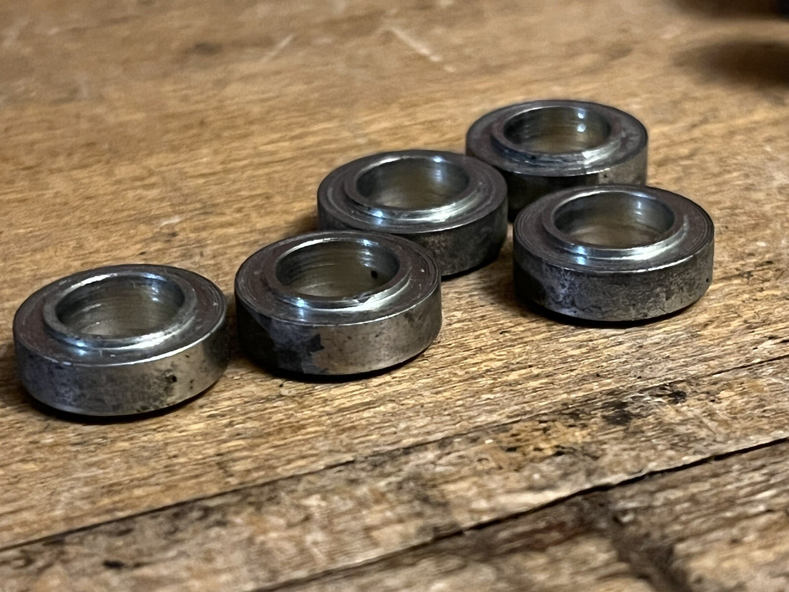 Vintage SR Chain Ring Bolts + Washers ~Longer Length For Triple Chain Ring~