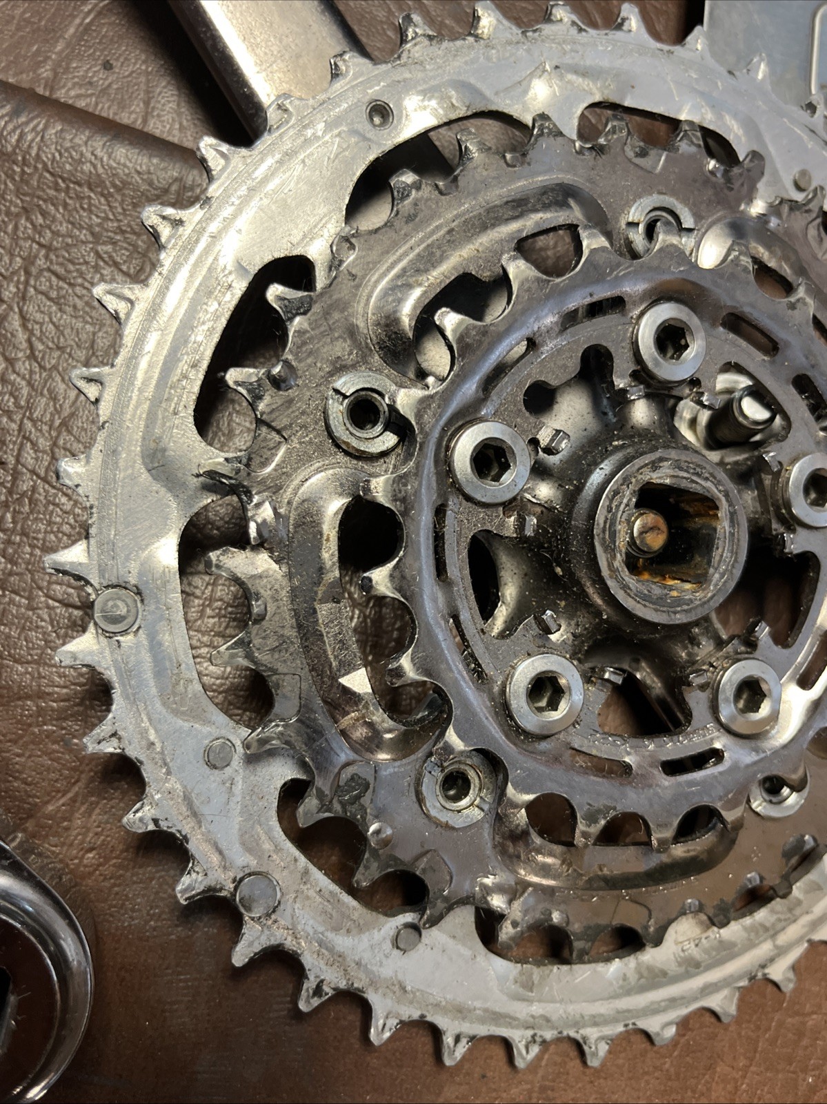 Vintage Shimano STX RC FC-MC33 Crankset 175mm 3x Triple Square Taper MTB