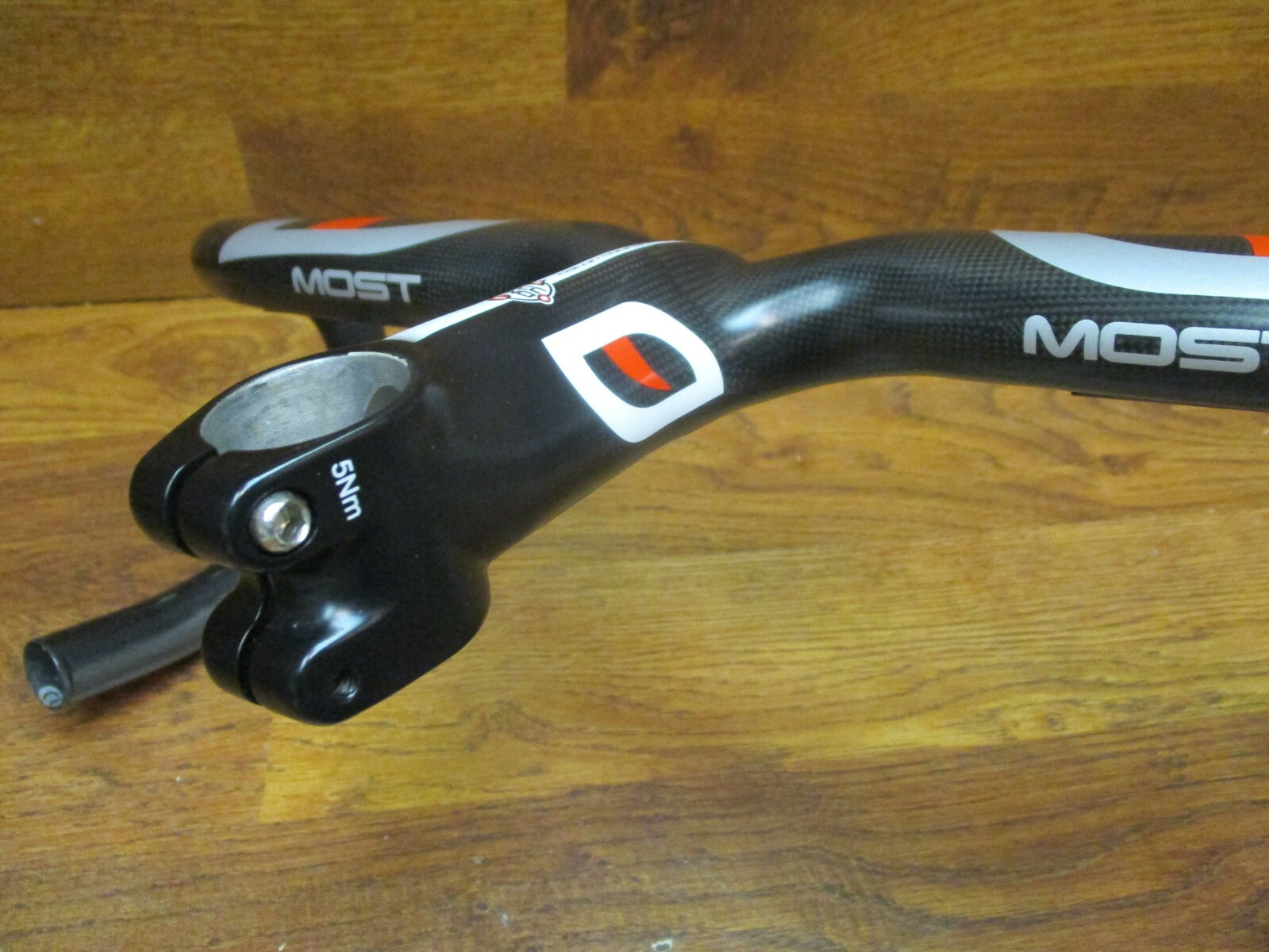 NEW MOST 1 1/8 x 110 x 44W CARBON FLAT TOP AERO DROP HANDLEBAR & INTEGRATED STEM