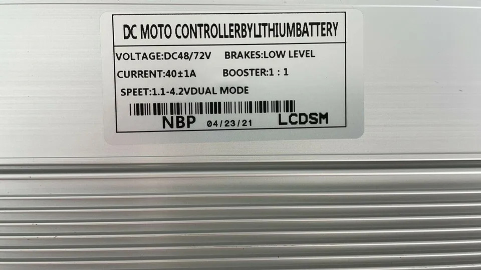 YF 48-72V 40A sine wave controller for 2000w ebike motor with 3pin connector box