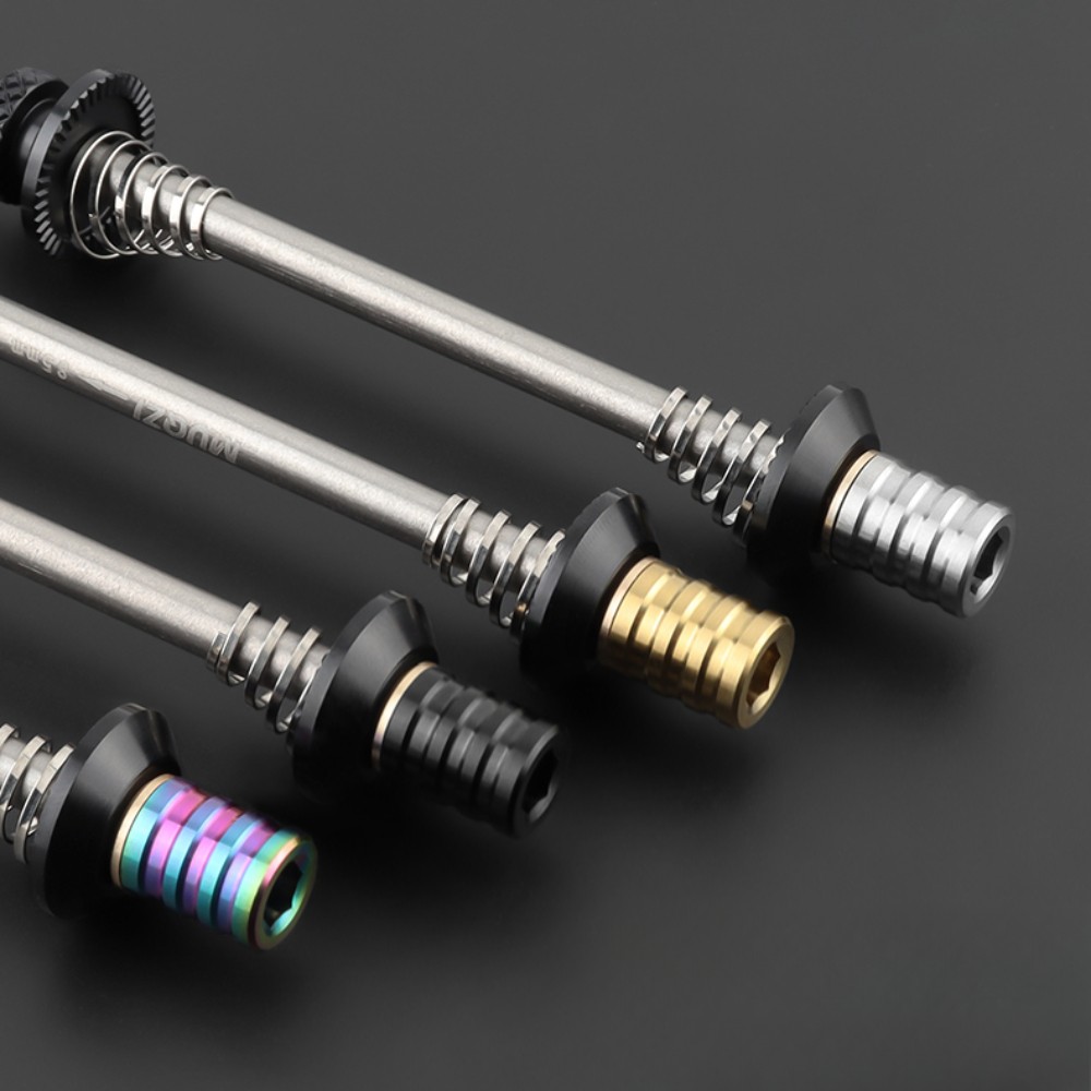 Titanium 18g/Pair-Super Light&Anti-Theft/Bolt on/QR/Quick Release skewers