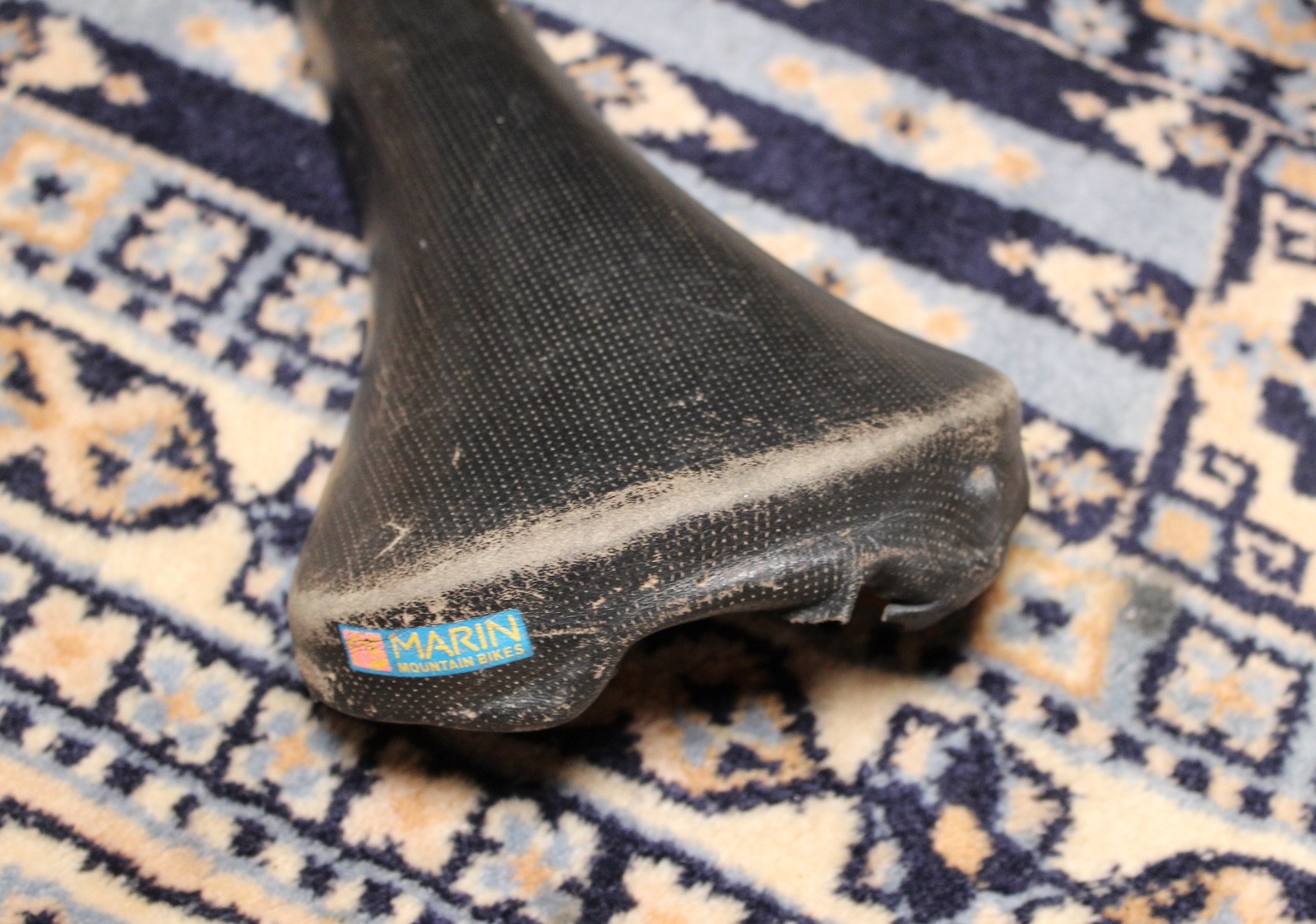 Vintage – Velo Titanium Ti Rail Bike Saddle – Needs recovering – Marin MTB